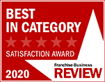 2019 Franchise Business Review Best in Category Visiting Angels Footer Graphic